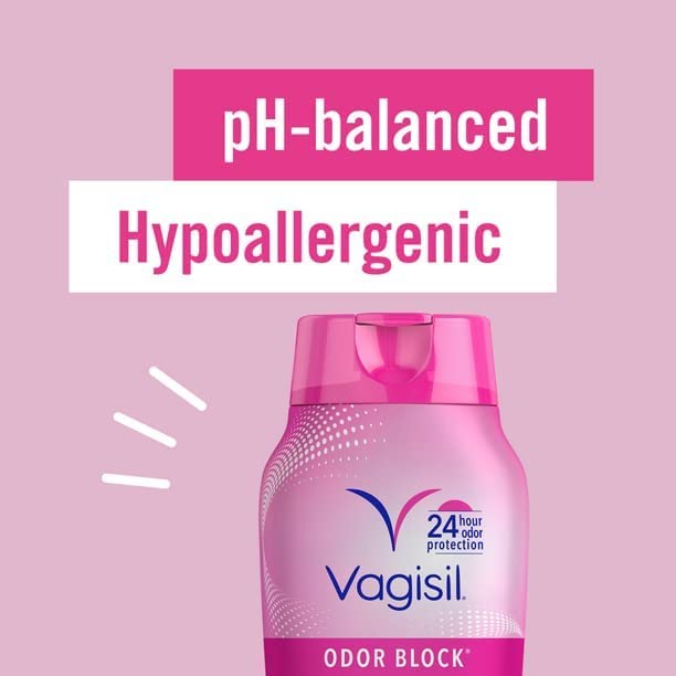 Vagisil Odor Block Daily Intimate Vaginal Wash 12 oz (Pack of 2) Vagisil