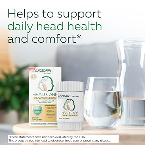 Excedrin Head Care Proactive Health with Magnesium, Riboflavin, Vitamin B6, Folic Acid