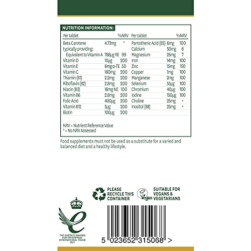 Natures Aid Prenatal Support , 60 Tablets Natures Aid