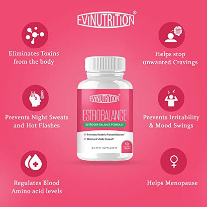 Evinutrition Estrobalance Capsule for Women - Menopause Mood and Energy Support