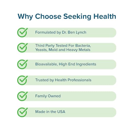 Seeking Health Molybdenum 500, Molybdenum Glycinate Chelate Supplement Seeking Health