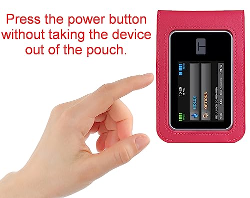 Carry pouch with a transparent window and pocket for Tandem Diabetes Care Insulin Pump