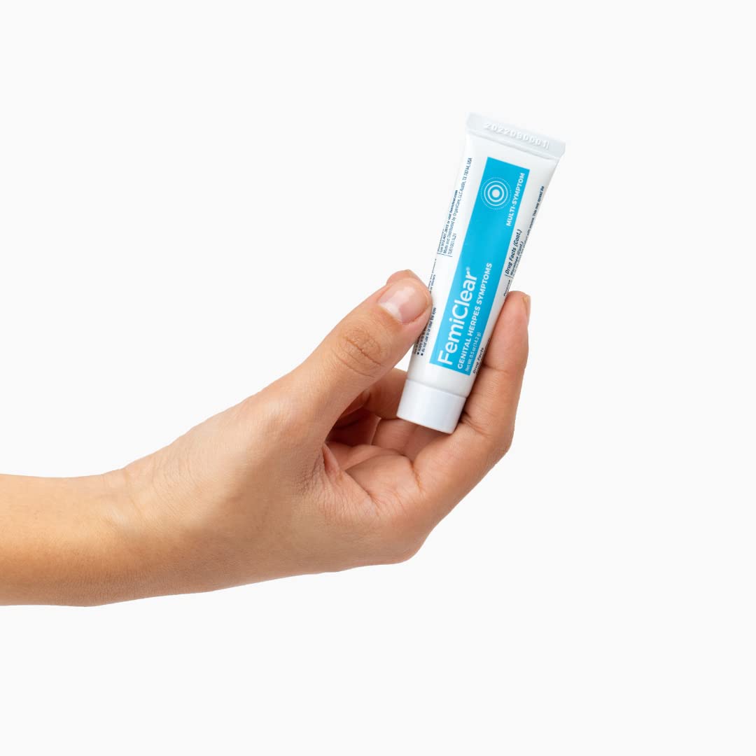 FemiClear for Genital Herpes Symptoms, Multi-Symptom - Effective Intimate Relief FemiClear