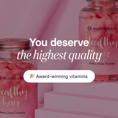 Bloom Hair Gummies for Faster Hair Growth & Biotin Vitamins for Rapid Hair Growth Bloom Hair