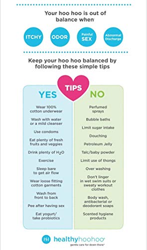 healthy hoohoo Gentle Feminine Foaming Cleanser - All Natural, Paraben- and Fragrance-free (5 fl oz) healthy hoohoo