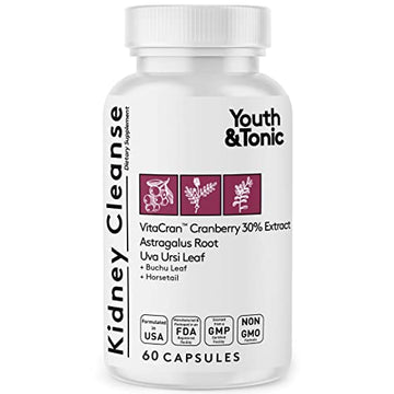 Youth & Tonic Kidney Cleanse Detox for Residual Metabolic Waste & Excess Body Water