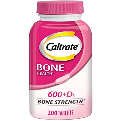 Caltrate 600 Plus D3 Calcium and Vitamin D Supplement Tablets, Bone Health Supplements