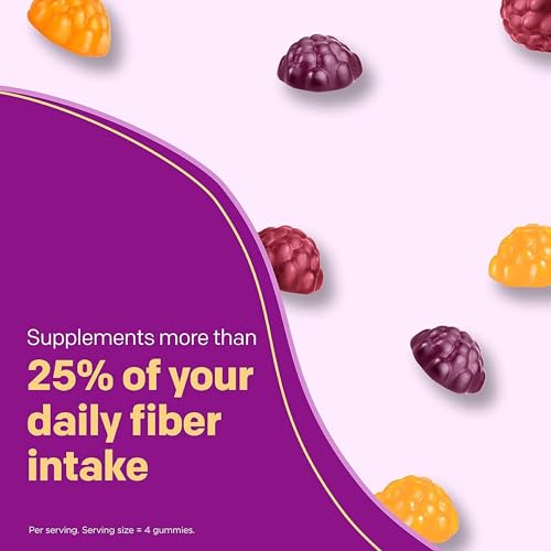 MiraLAX New MiraFIBER Gummies, 8g of Daily Prebiotic Fiber with B Vitamin