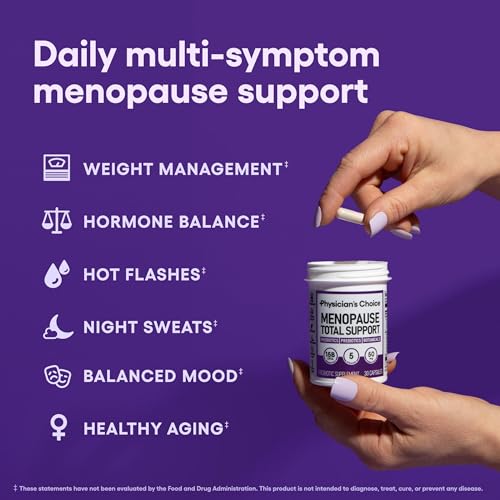 Physician's CHOICE Total Womens Menopause Support Bundle - Womens Probiotic 60ct Physician's CHOICE