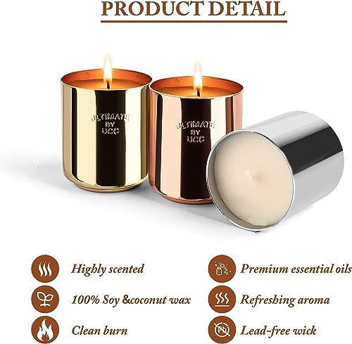 UCC Candles for Home Scented | Premium Aromatherapy Candles Gift Set for Women