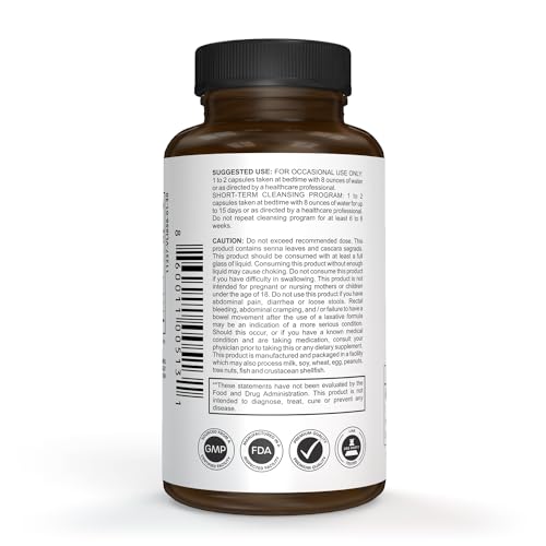 COHALA WELLNESS The Cleanse - 15 Day Prebiotics Colon Cleanser & Detox Fiber Supplement