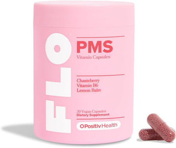 FLO PMS Gummies for Women, 30 Servings (Pack of 1) - Proactive PMS Relief