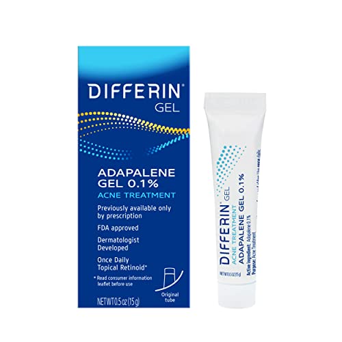 Differin Acne Treatment Gel, 30 Day Supply, Retinoid Treatment for Face Differin