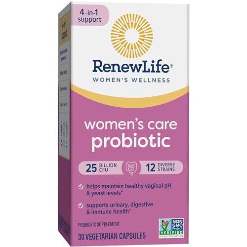 Renew Life Probiotics for Women, 50 Billion CFU Guaranteed, Probiotic Renew Life
