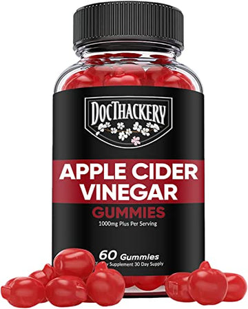 Doc Thackery Apple Cider Vinegar Gummies 1000mg Plus Per Serving, from The Mother