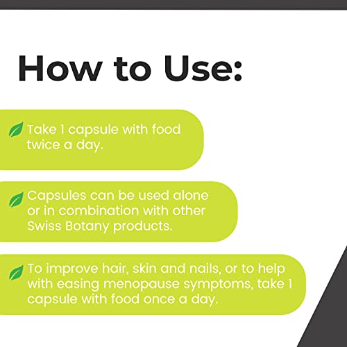 Swiss Botany Organic Pueraria Mirifica Breast Enhancement Pills for Women Swiss Botany