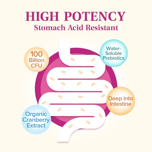 NatureMyst Women’s Probiotics 100 Billion, 20 Targeted Strains with Organic Cranberry NatureMyst