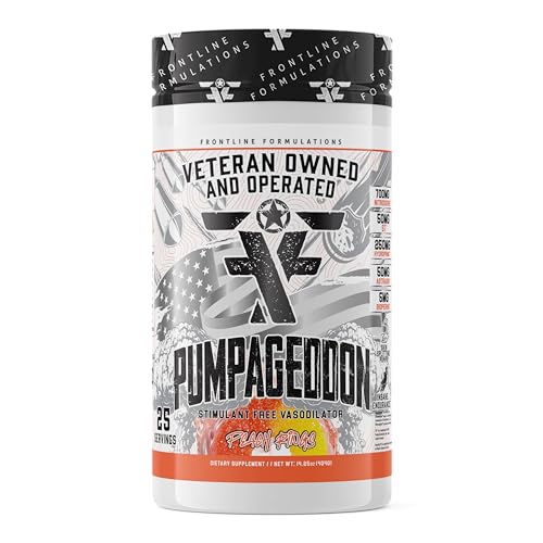 FRONTLINE FORMULATIONS Pumpageddon, Non Stim Pre-Workout Powder, Explosive 