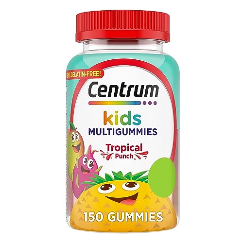 Centrum Kids Multivitamin Gummies, Tropical Punch Flavor Made With Natural Flavors