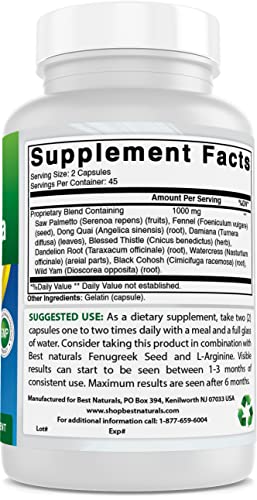 Best Naturals Breast-Ultra Breast Enlargement Pills 90 Capsules Best Naturals