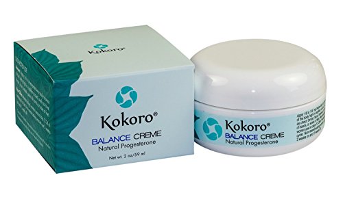 Kokoro Balance Creme for Women, Bioidentical Natural Progesterone Cream for Menopause Support Kokoro