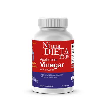 Reduce Abdominal Fat - Vinegar Capsules - Best for Weight Loss - Glucose Ni una dieta más