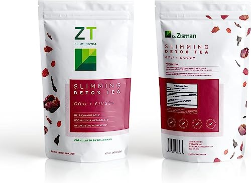Dr. Zisman ZT Slimming - Goji-Ginger Detox Blend - Healthy Weight Management Organic Dr. Zisman ZT Slimming Tea