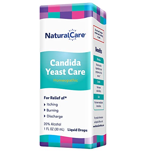 NaturalCare Candida Yeast Care Drops, Homeopathic Treatment Temporarily Relieves Symptoms