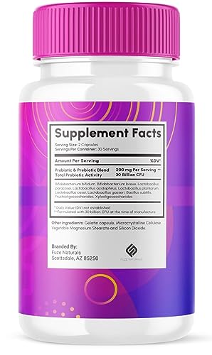 Probiotics for Women Vaginal Probiotic PH Balance Pills for Digestive Enzymes Health Fuze Naturals