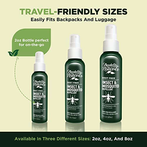Deet-Free Insect & Mosquito Repellent Pack of 2 (8 oz) – Nice Smelling Medella Naturals