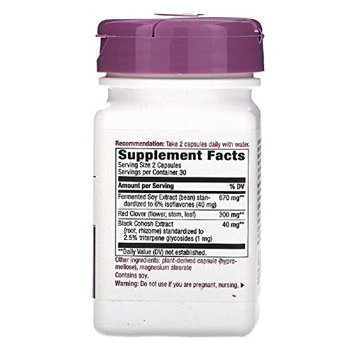 Natures Way EstroSoy 60 Vegetarian Capsules. Pack of 2 Nature's Way