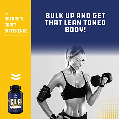 CLA Diet Weight Loss Pills - Women and Men - Pure Conjugated Linoleic Acid - Safflower Natures Craft