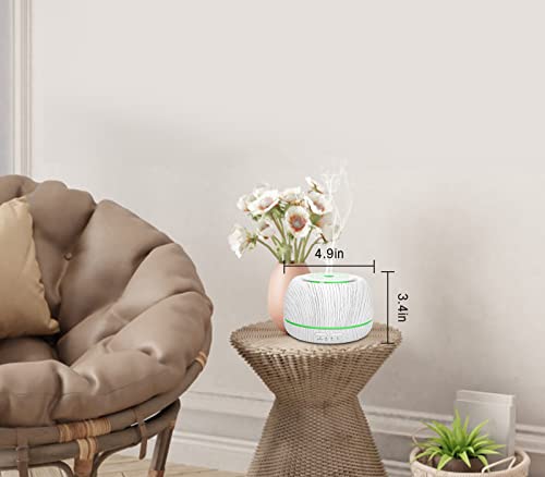 SEEDSEEL 300ML Essential Oil Diffuser, Remote Control Cool Mist Air Aromatherapy Diffuser SEEDSEEL