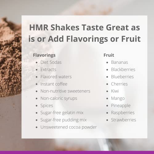 HMR "Classic" 800 Shake Meal Replacement Mix | Chocolate Shake Powder to Support Healthy HMR