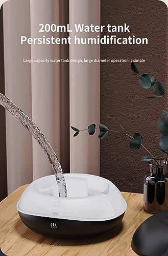 USB Oil Diffuser LED Flame Diffuser Humidifier Ultrasonic USB Flame Humidifier Essential Oil Generic