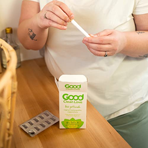 Good Clean Love BioPhresh Vaginal Suppository, Relieves Itching and Irritation and ReBalance Moisturizing Good Clean Love