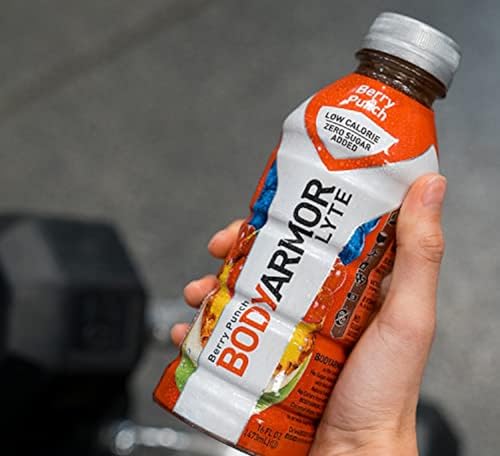 BODYARMOR LYTE Sports Drink Low-Calorie Sports Beverage, Berry Punch, Coconut BODYARMOR