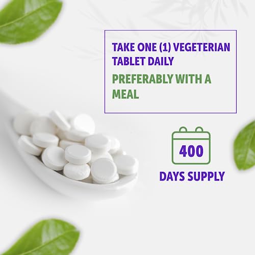 Chromium Picolinate 1000mcg | 400 Tablets | Support Carbohydrate Breakdown & Metabolism Healthfare