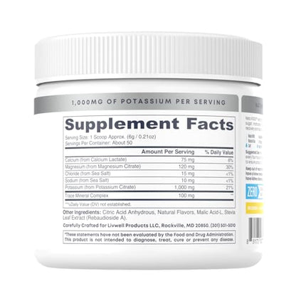 Hi-Lyte Keto K1000 Electrolyte Powder | Lemonade | Hydration Supplement Drink Mix