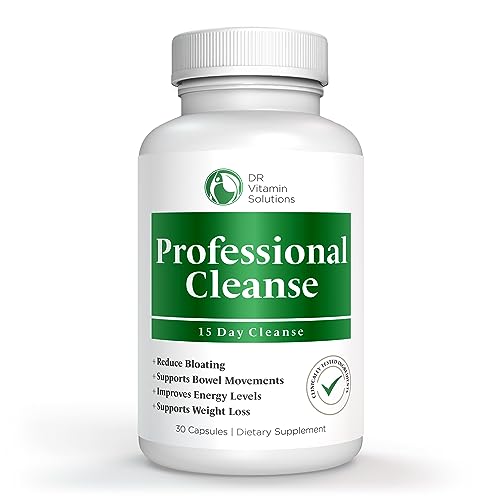 Professional Detox Cleanse for Weight Loss and Belly Fat, 15 Day Colon Cleanse, Body Detox