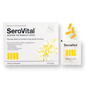Sero-Vital Renewal Complex - Reverse The Signs of Aging - Clinically Tested to Increase Human Growth