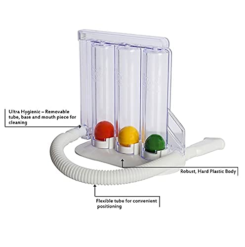 HealthAndYoga(TM) Deep Breathing Exerciser - Breath Exercise Measure