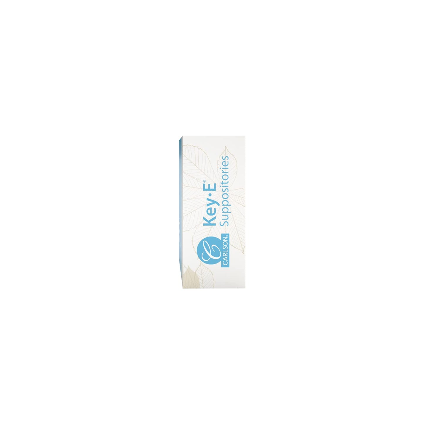 Carlson - Key-E Suppositories, 30 IU Vitamin E Suppository, Lubricates Dry Areas, Treatment