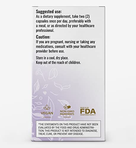 HERBAMAMA Vitex Supplement for Women - Organic Vitex Chasteberry Pills - Vegan Supplements HERBAMAMA