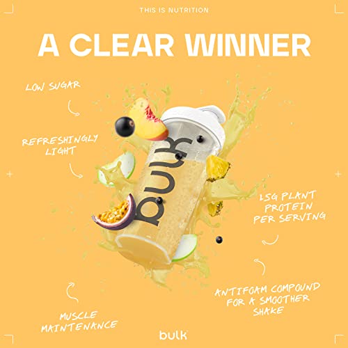 Bulk Clear Vegan Protein, Protein Powder Shake, Tropical, 300 g Bulk