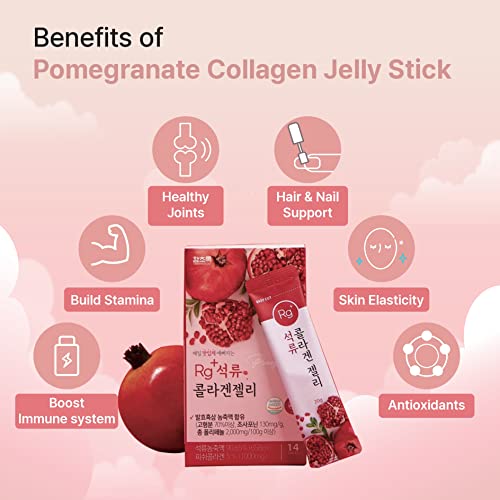 HAMCHOROK Rg+ Anti-Aging Korean-Beauty Pomegranate Collagen Jelly +Vitamin C&E HAMCHOROK