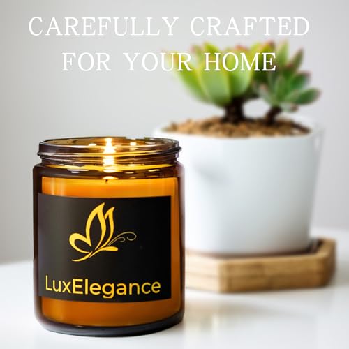 LuxElegance Sales Clearance: Bath and Body Works Aromatherapy Candles, Long Burn Soy Wax Candles LUXELEGANCE