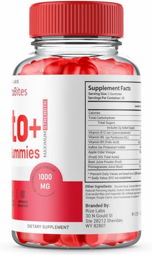 rize labs (2 Pack) Keto Bites - Keto Bites Gummies Advanced Weight Loss - Keto Bites ACV rize labs