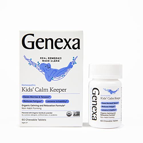 Genexa Kid's Calm Keeper Stress Relief for Kids | Reduces Fatigue & Eases Tension 
