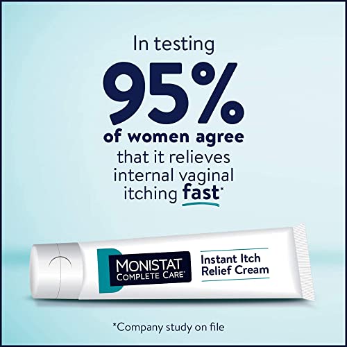 Monistat Instant Itch Relief Cream for Women, Maximum Strength Feminine Itch Care, 1 oz, 2 Pack Monistat